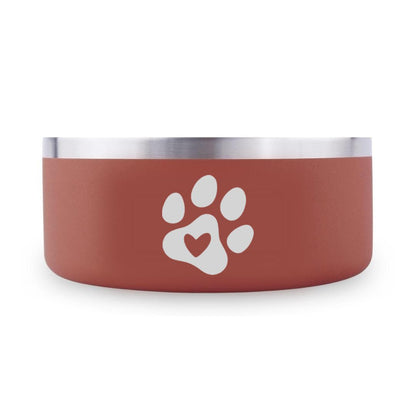 Paw with Heart - 32oz Dog Bowls