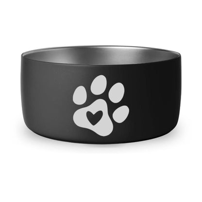 Paw with Heart - 32oz Dog Bowls