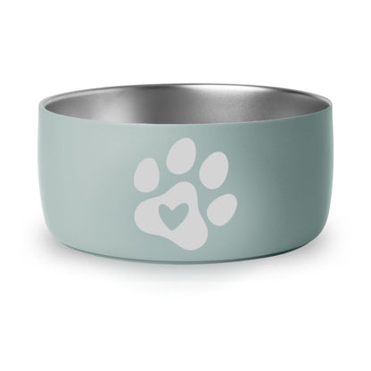 Paw with Heart - 32oz Dog Bowls